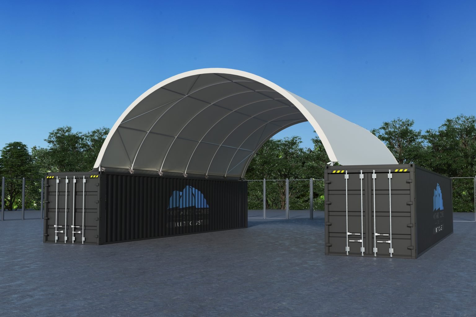 26x40ft (8x12m) quicklock commercial grade dome (grey) 26x40ft (8x12m) quicklock commercial grade dome (grey)
