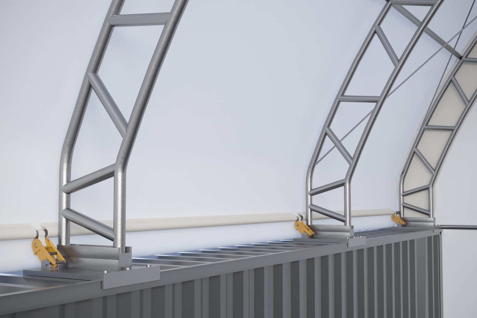 60x60ft (18x18m) double truss industrial grade dome 60x60ft (18x18m) double truss industrial grade dome