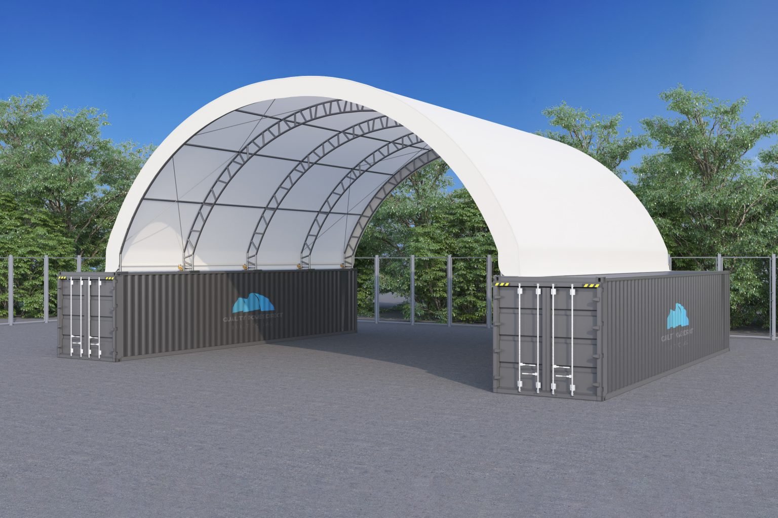 40x40ft (12x12m) welded commercial grade double truss dome 40x40ft (12x12m) welded commercial grade double truss dome