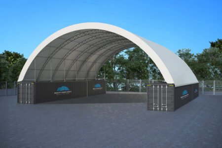 60x60ft (18x18m) double truss industrial grade dome 60x60ft (18x18m) double truss industrial grade dome