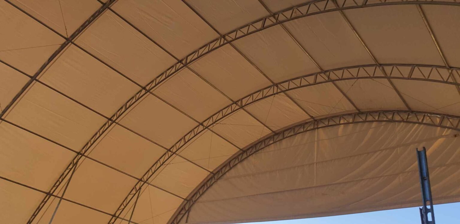 40x40ft (12x12m) welded commercial grade double truss dome 40x40ft (12x12m) welded commercial grade double truss dome
