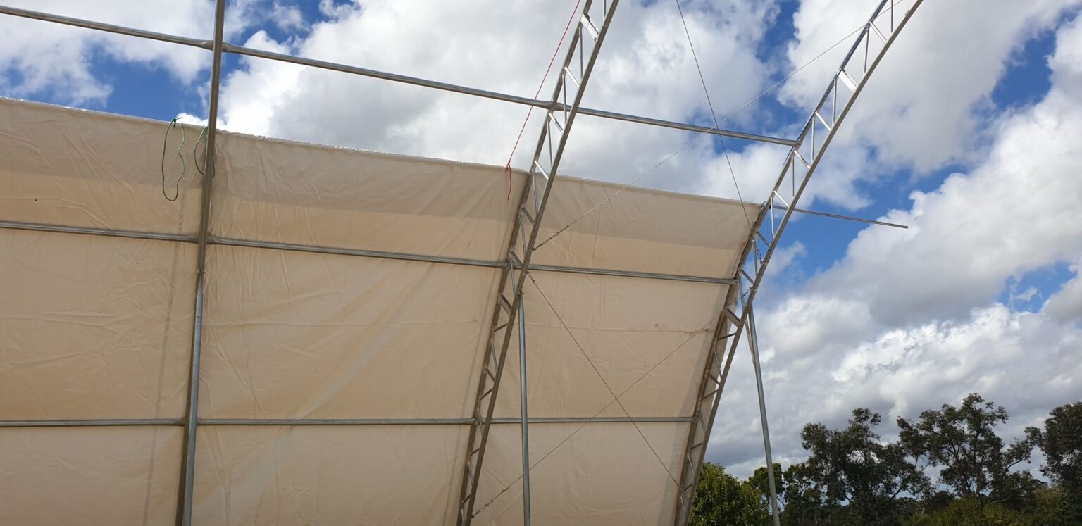 40x40ft (12x12m) welded commercial grade double truss dome 40x40ft (12x12m) welded commercial grade double truss dome