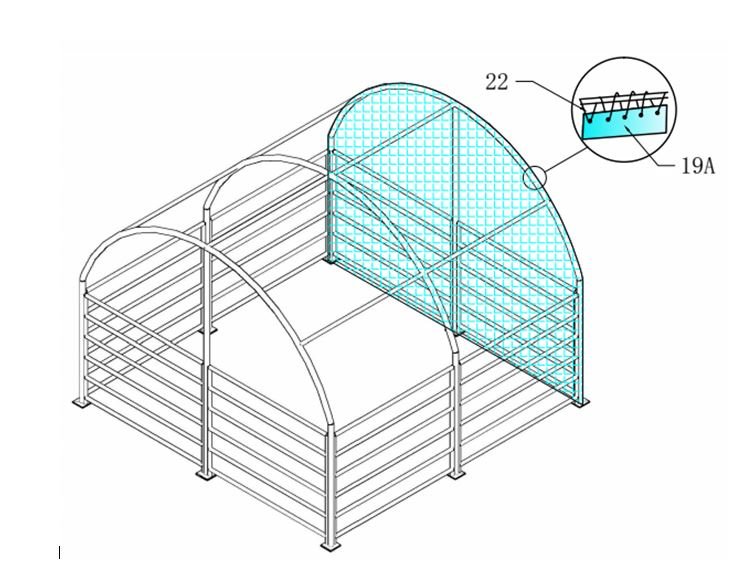 livestock shelter (6 x 6m) livestock shelter (6 x 6m)