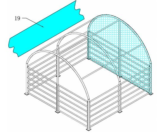 livestock shelter (6 x 6m) livestock shelter (6 x 6m)
