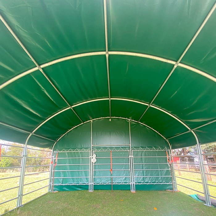 livestock shelter (6 x 6m) livestock shelter (6 x 6m)