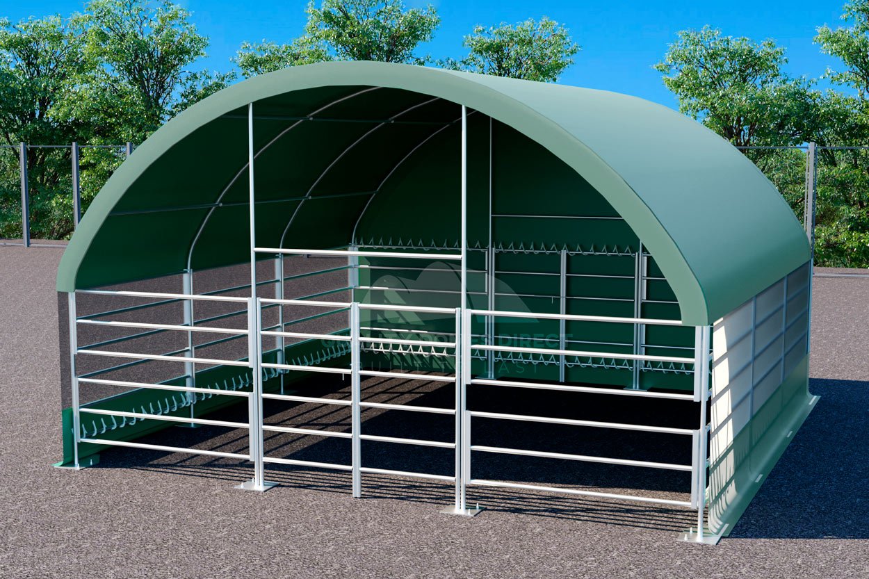 livestock shelter (6 x 6m) livestock shelter (6 x 6m)