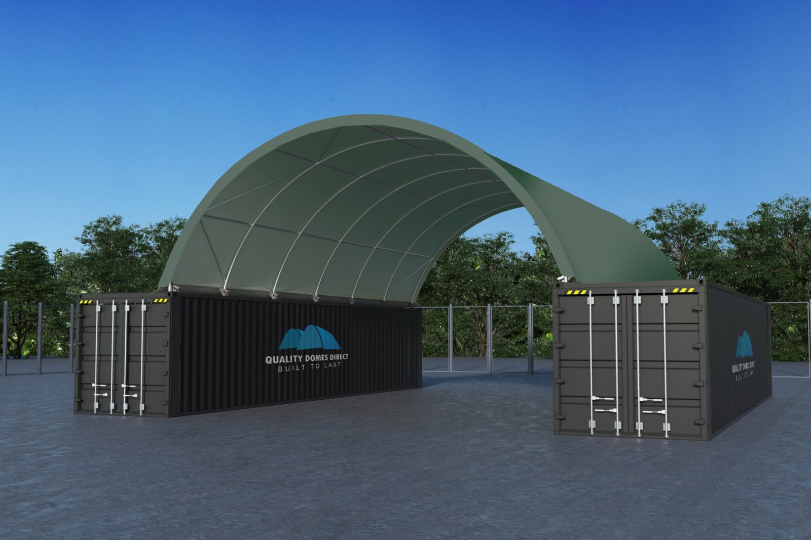 26x40ft (8x12m) quicklock commercial grade dome green 26x40ft (8x12m) quicklock commercial grade dome green