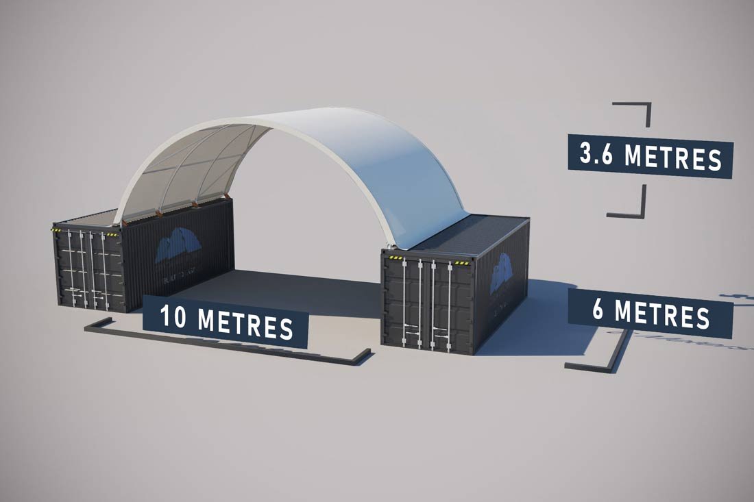 33x20ft (10x6m) commercial grade dome 33x20ft (10x6m) commercial grade dome