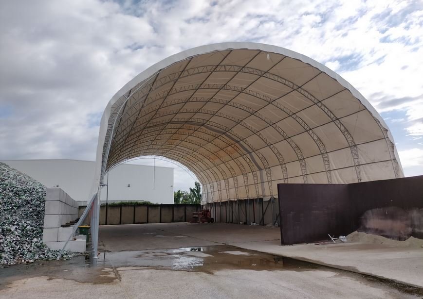 40x40ft (12x12m) welded commercial grade double truss dome 40x40ft (12x12m) welded commercial grade double truss dome