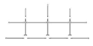 26ft (8m) fixed tube half wall green 26ft (8m) fixed tube half wall green