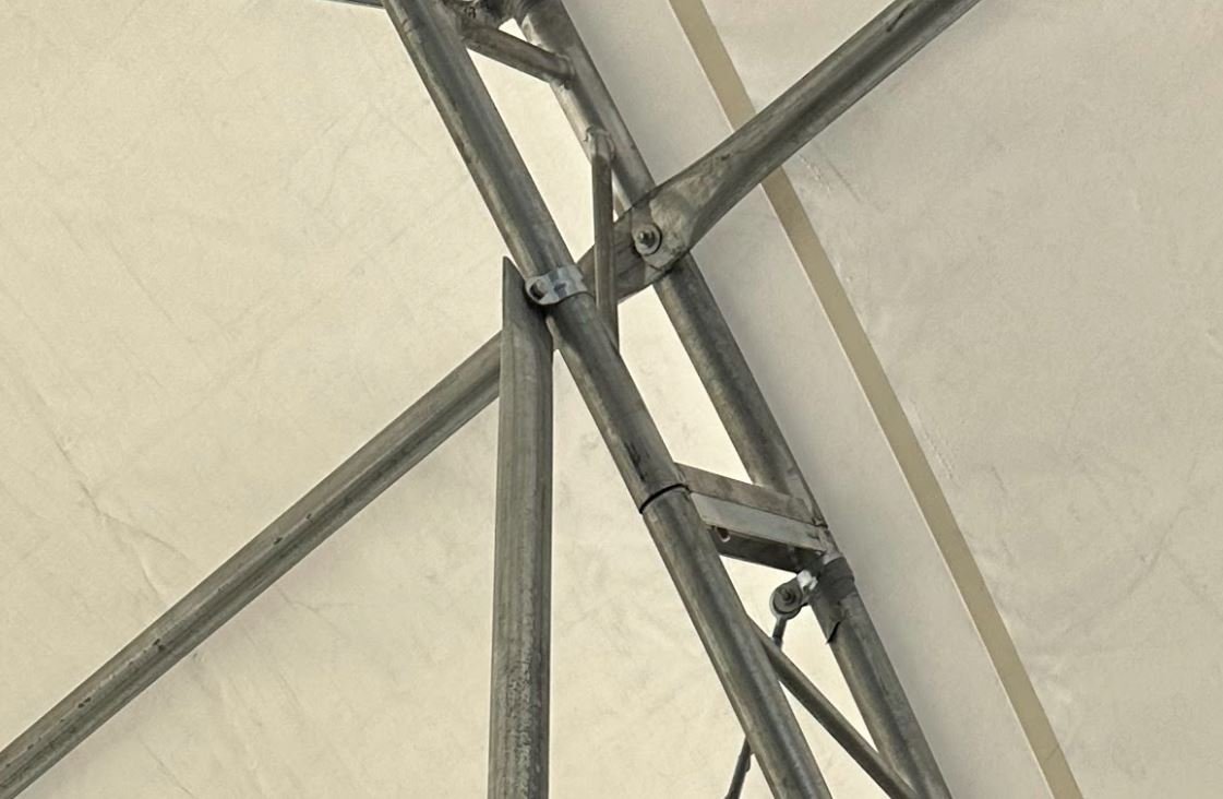 40x40ft (12x12m) welded commercial grade double truss dome 40x40ft (12x12m) welded commercial grade double truss dome