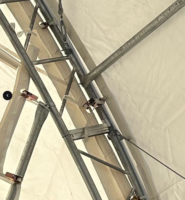 60x60ft (18x18m) double truss industrial grade dome 60x60ft (18x18m) double truss industrial grade dome