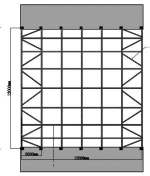 40x40ft (12x12m) commercial grade dome with fixed tube end wall 40x40ft (12x12m) commercial grade dome with fixed tube end wall
