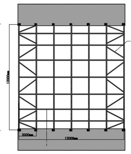 40x40ft (12x12m) commercial grade dome with fixed tube end wall 40x40ft (12x12m) commercial grade dome with fixed tube end wall