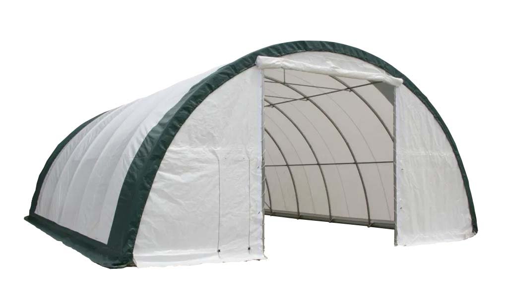 30x65x15ft (9.15x20x4.5m) long large shelter + door 30x65x15ft (9.15x20x4.5m) long large shelter + door